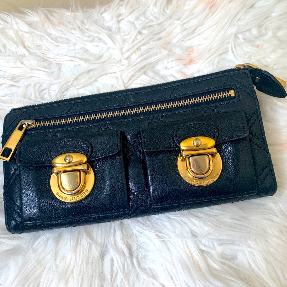 Marc Jacobs Quilted Leather Wallet